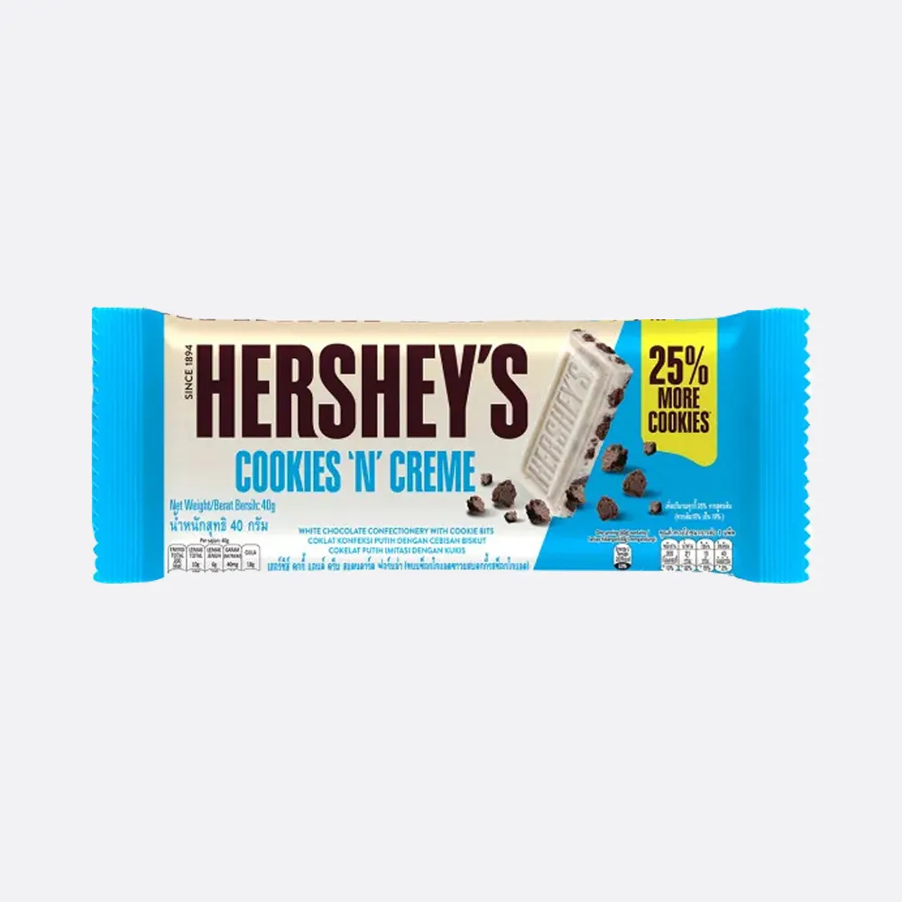 Hershey's Cookies n Creme White Chocolate Confectionery With Cookie